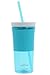 Contigo Shake and Go Double Wall Tumbler, 16 ounces - Designed to Go with You Anywhere - Autoclose Technology Prevents Shaking Spills - Made of Shatter-Resistant Plastic - No BPA - Ocean
