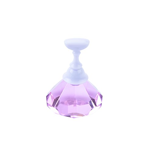Ycyan 1 Set Nail Tips Practice Display Stand Magnetic Stuck Crystal Holder Chessboard Design for False Nails Tips
