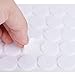 20mm Diameter Sticky Back Coins Hook & Loop Self Adhesive Dots Tapes (White) (1000pcs (500 Pair White))