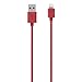 Belkin Apple Certified MIXIT Lightning to USB Cable, 4 Feet (Red)