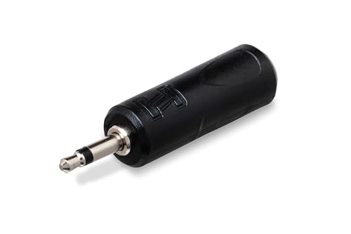 Hosa GMP-113 1/4 Inches TS Female to 3.5 Millimeters TS Male Adapter