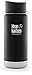 Klean Kanteen Wide Mouth Insulated Stainless Steel Bottle with Leakproof Cafe Cap 2.0-20 Ounce Shale Black