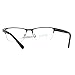 SA106 Mens Half Metal Rim Rectangular Multi 3 Power Focus Progressive Reading Glasses Copper +2.5