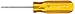 Xcelite R182BK Vanadium Steel Slotted Round Blade Screwdriver, 1/8