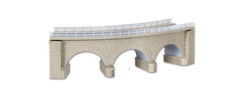 N Scale Curved Stone Viaduct