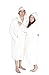 Alexander Del Rossa Mens Turkish Terry Cloth Robe, Thick Hooded Bathrobe, Large XL White (A0105WHTXL)