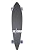 SCSK8 Natural Blank & Stained Complete Longboard Pintail Skateboard (Blue, 40