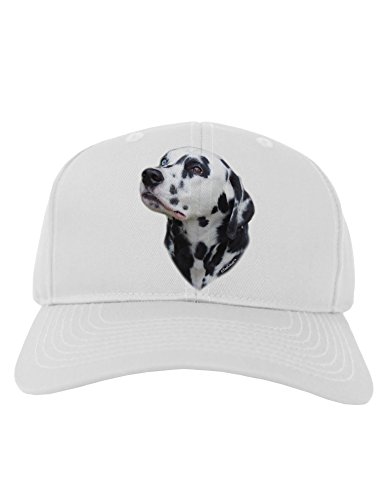 TOOLOUD Dalmatian Portrait Adult Baseball Cap Hat - White