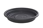 Bloem SDC16-00 Dura Cotta Plant Saucer, 16-Inch, Black