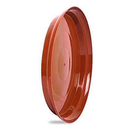 Pepper Agro Flower Pot Plant Saucer Base Plate Planter Tray 13inch Terracotta (Set of 12)