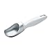 Zyliss Ice Cream Scoop - Weighted Metal Scooper with Ergonomic Plastic Handle, White