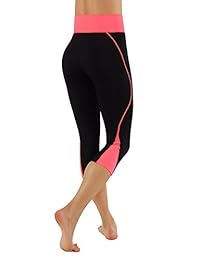 Pro Fit para dama Capri pantalones de yoga Impresión body-shaping alta cintura entrenamiento Leggings