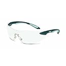 Uvex S4400X Ignite Safety Eyewear, Black and Silver Frame, Clear Uvextra Anti-Fog Lens