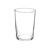 Bormioli Rocco Bodega Collection Glassware - Set Of 12 Maxi 17 Ounce Drinking Glasses For Water, Beverages & Cocktails - 17oz Clear Tempered Glass Tumblers