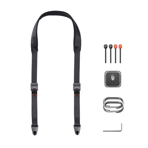 PGYTECH Camera Strap Quick Release Camera Shoulder Strap 110-152cm Adjustable Quick Release Camera Straps for Photographers for DSLR/SLR/Sony/Nikon/Fuji-Black