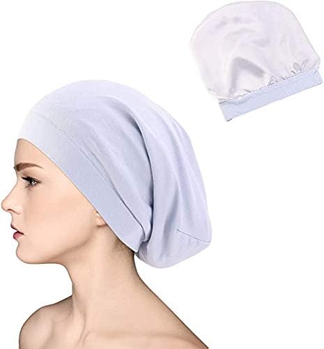 OfferMax Satin Lined Sleep Cap Silk 