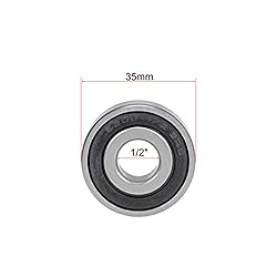 uxcell 6202-1/2-2RS Deep Groove Ball Bearings