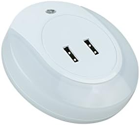 Clearon LED Wall Sensor Light w/ Dual USB Charger, Motion Sensor Light, Wall Plate Charger, Night light outlet Charging Automatic Lights for Hallway Bathroom, Living Room, Kitchen,Bedroom
