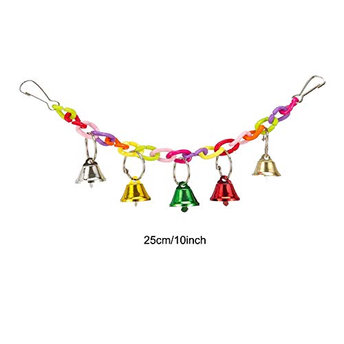 PietyPet Bird Toy Birdcage Stands with Wooden Ladder, Bird Parrot Toys for Cages