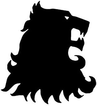 Game of Thrones House Lannister Lion Vinyl Sticker Decal HBO TV Series (23" inches (White)