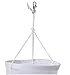 Zcutt Home Goods 48 inch Ghost Windsock Outdoor Hanging Decoration — Spun Polyester Fabric — Includes swival Hanging Clip
