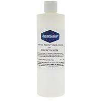 Food Coloring AmeriColor - Bright White Soft Gel Paste, 20 Ounce