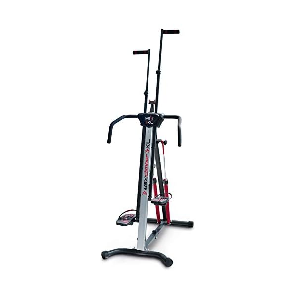 MaxiClimber XL Vertical Climbers - The Original Compact, Mountain Climber, Stair Stepper Exercise Machines - XL-2000 HRS (Hydraulic Resistance System, 12 Level) - Free Coach-led Classes & Fitness App
