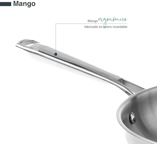 44420 - Sartén Cuisine - Acero inox 18/10, 20 cm, Sin Antiadherente