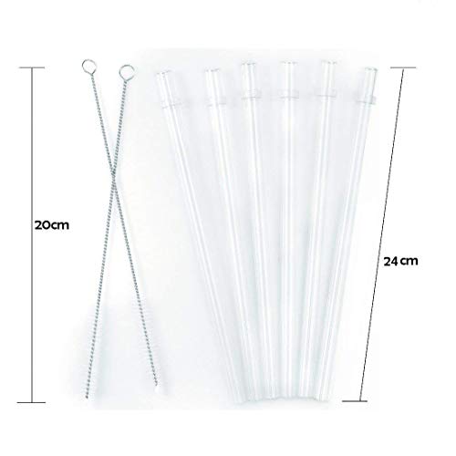 Plastic Straws for YETI, Reusable Clear Transparent Straight Drinking