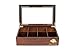 Southern Live Tea Company Deluxe 8 Compartment Wooden Tea Box Chest (Mahogany)