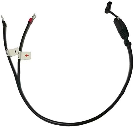 SolarEnz SAE to O Ring Terminal Harness Wire 2 Pin Lug Cable, Eyelet Terminal Harness Extension Charge Cord, Quick Disconnect SAE Connection Lead for Motorcycle, Car, Tractor DIY