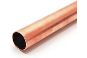 Type L Copper Pipe, Rigid Plumbing Tube for Water, HVAC and Refrigeration, Schedule 40 PVC, ASTM B88 Certified, Sweat-Solder 