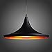 Black Wide Pendant Lamp Light Black