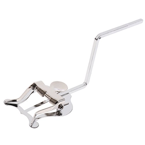 Blesiya Elegant Sax Sheet Music Clip Holder Clamp-On Holder Lyre for Saxophone Parts 6.69x2.36inch