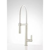 Signature Hardware 481860 Ocala 1.8 GPM Single Hole Pre-Rinse Pull Out Kitchen Faucet - Stainless Steel