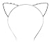 ReNext Crystal Pearl Shot In Cat Ears Child/Adult Hair Bands, Silver