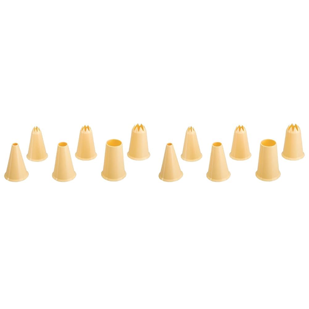 Ibili Piping Nozzle Set, White, 4 x 3 x 3 cm (Pack of 2)