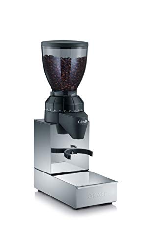 Graef CM850EU CM850EU Kaffeemuehle Edelstahl, Schwarz Stahl-Kegelmahlwerk