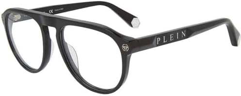 Philipp Plein VPP021M Eyeglasses Havana Acetate Rectangular Philipp Plein VPP021M-0722 53mm New Eyeglasses - Walmart.com main image 4
