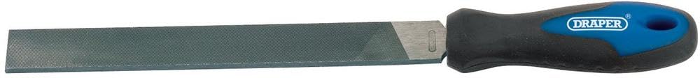 Draper 44953 8106B Hand File and Handle, 200mm , Blue