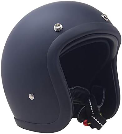 PinkDreamland Retro Hard Hat - Fiberglass Helmet, Pure Leather Chin Strap/EPS + Sponge Lining (Inhibition of Bacteria) Washable/Weight 790g (DOT, ECE, CNS, ABNT, JIS),XXL