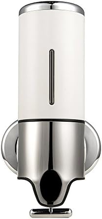 Hotbestus 500ml Soap Dispenser Wall Mounted Kitchen Bathroom Soap Dispenser Bottle Shampoo Gel Pump (white)