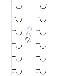 Montado en la pared Pesca Rod Rack