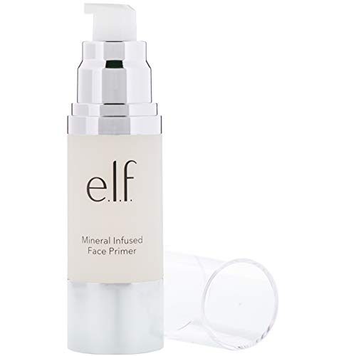 e.l.f. Cosmetics Mineral Infused Face Primer, Clear, Large, 1.01 Fluid Ounce