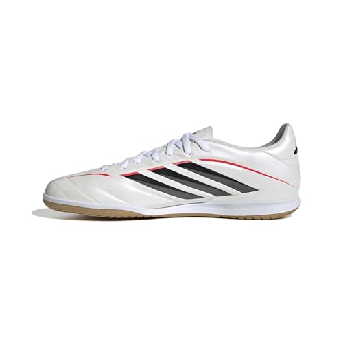 adidas uniseks-volwassene COPA PURE IV CLUB Indoor Football Shoes, zero met./core black/lucid red, 40 EU