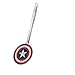 Marvel Captain America Shield Colored Flat Stainless Steel Spatula - Heavy Duty Wide Head Kitchen Cooking Flipper or Turner for Hamburger, Egg, Pancake & Sandwich - Perfect for Grills or Griddles