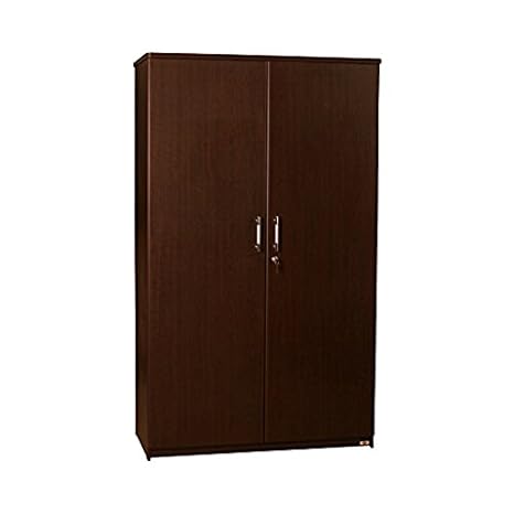 Piyestra Double Door Wardrobe Brown Amazon In Home Kitchen