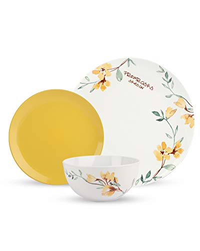 image for HF HOFTEN Hoften 18-Piece Dinnerware Set, Plate Dishes Bowls, Service 