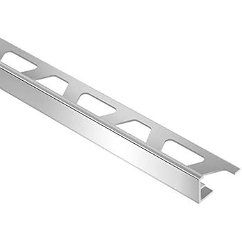 schluter polished edging anodized chrome aluminum trim tile acg jolly