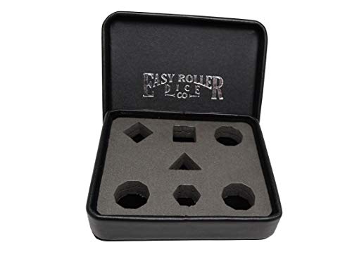 Dice Display and Storage Case - Silver Celtic Knot Dragon Design